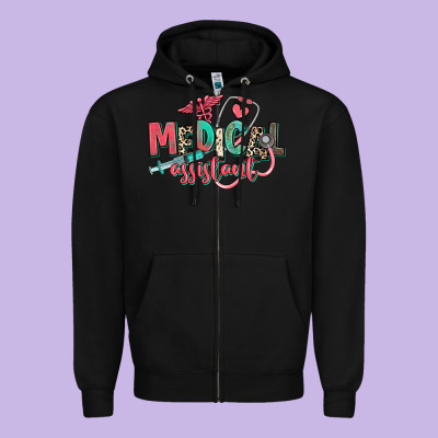 Zipper Hoodie medical assistant