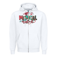 White medical assistant Zipper Hoodie - RanaPortraitStore