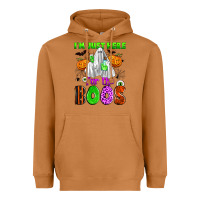 Meerkat i'm just here for the boos Heavyweight Hoodie - Zillion Design Studio
