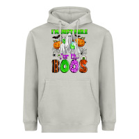 Moon Dust i'm just here for the boos Heavyweight Hoodie - Zillion Design Studio