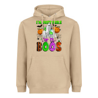 Mushroom i'm just here for the boos Heavyweight Hoodie - Zillion Design Studio