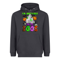 Smoke i'm just here for the boos Heavyweight Hoodie - Zillion Design Studio