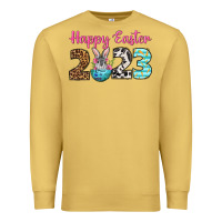 Antique Gold Happy Easter 2023 Easter Day Premium Sweatshirt - Neo Western