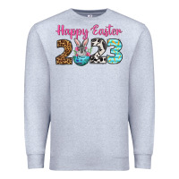 Heather Grey Happy Easter 2023 Easter Day Premium Sweatshirt - Neo Western