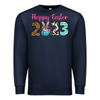 Navy Happy Easter 2023 Easter Day Premium Sweatshirt - Neo Western