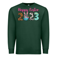 Sports Green Happy Easter 2023 Easter Day Premium Sweatshirt - Neo Western