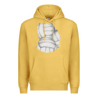 Antique Gold 2 volleyball patch Premium Hoodie - AdoDesignShop