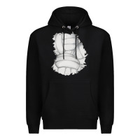Black 2 volleyball patch Premium Hoodie - AdoDesignShop
