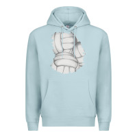 Blue Mist 2 volleyball patch Premium Hoodie - AdoDesignShop