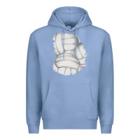 Colony Blue 2 volleyball patch Premium Hoodie - AdoDesignShop