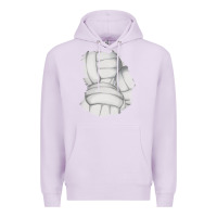 Lilac 2 volleyball patch Premium Hoodie - AdoDesignShop