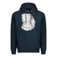 Navy 2 volleyball patch Premium Hoodie - AdoDesignShop