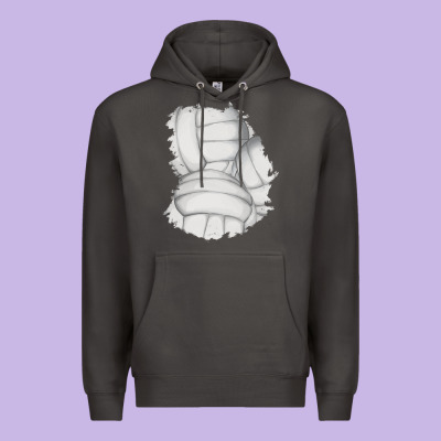 2 Volleyball Patch Premium Hoodie Designed By Adodesignshop