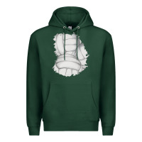 Sports Green 2 volleyball patch Premium Hoodie - AdoDesignShop
