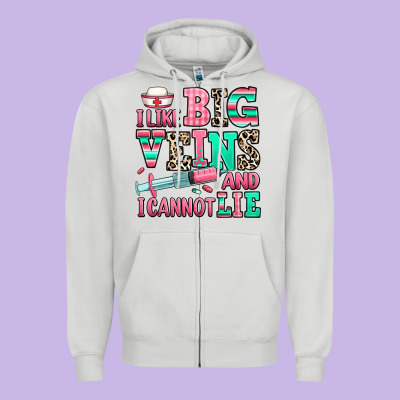 Zipper Hoodie i like big veins and i cannot lie
