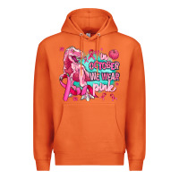Carrot dinosaur  in october we wear pink Premium Hoodie - AdoDesignShop