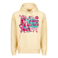 Pina Colada dinosaur  in october we wear pink Premium Hoodie - AdoDesignShop