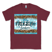 Burgundy its freezing Classic Tee - RanaPortraitStore