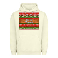 Pigment Pistachio merry christmas knitted reindeer pattern Urban Hoodie - Jasminsmagicworld