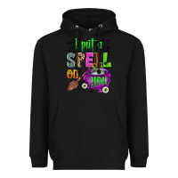 Black i put a spell on you Heavyweight Hoodie - Zillion Design Studio