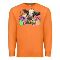 Carrot Happy Easter Cow Easter Day Premium Sweatshirt - Neo Western