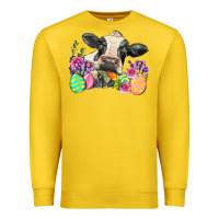 Lemon Happy Easter Cow Easter Day Premium Sweatshirt - Neo Western