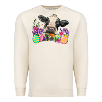 Sandshell Happy Easter Cow Easter Day Premium Sweatshirt - Neo Western