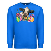Happy Easter Cow Easter Day Premium Sweatshirt | Teevron