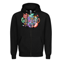 Black gastro crew Zipper Hoodie - RanaPortraitStore