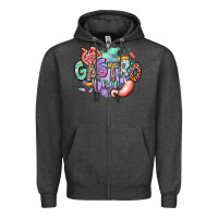 Charcoal Heather gastro crew Zipper Hoodie - RanaPortraitStore