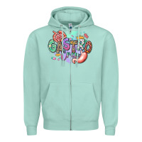 Seafoam gastro crew Zipper Hoodie - RanaPortraitStore