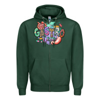 Sports Green gastro crew Zipper Hoodie - RanaPortraitStore