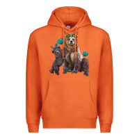 Carrot mama bear and baby bear Premium Hoodie - Artiststas