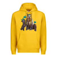 Lemon mama bear and baby bear Premium Hoodie - Artiststas