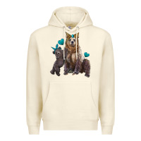 Sandshell mama bear and baby bear Premium Hoodie - Artiststas