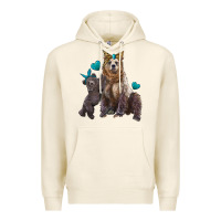 Tofu mama bear and baby bear Premium Hoodie - Artiststas