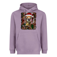 Lavender christmas heifer with leoard and cowhide Heavyweight Hoodie - RanaPortraitStore