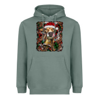 Sage christmas heifer with leoard and cowhide Heavyweight Hoodie - RanaPortraitStore
