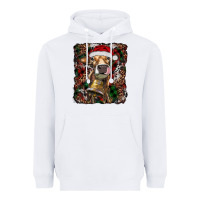 White christmas heifer with leoard and cowhide Heavyweight Hoodie - RanaPortraitStore