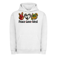 Pigment Lunar Rock peace love west Urban Hoodie - BarkalooDesign