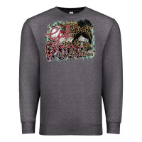 Charcoal Heather girl boss Premium Sweatshirt - SublimationCraftShop
