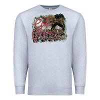 Heather Grey girl boss Premium Sweatshirt - SublimationCraftShop