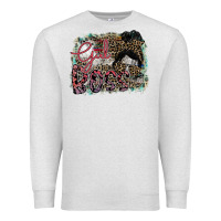 Oatmeal Heather girl boss Premium Sweatshirt - SublimationCraftShop