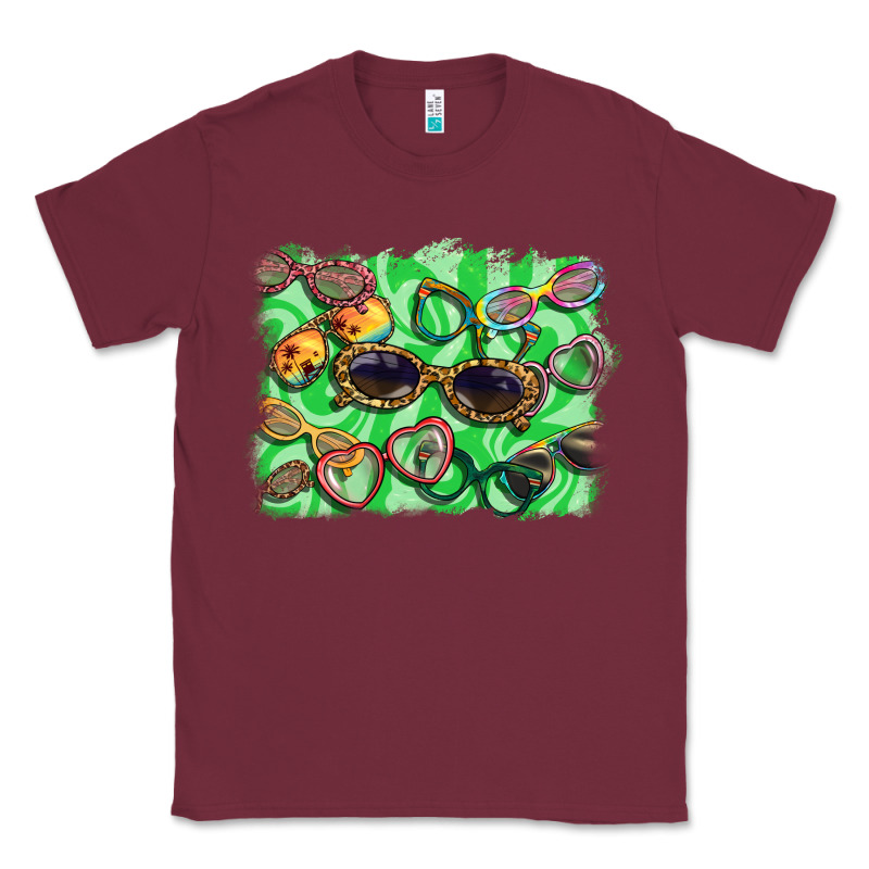 Sunglasses Background Classic Tee by BarkalooDesign | Teevron