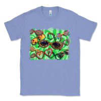 Colony Blue sunglasses background Classic Tee - BarkalooDesign