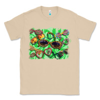 Mushroom sunglasses background Classic Tee - BarkalooDesign