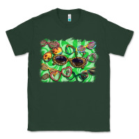 Sports Green sunglasses background Classic Tee - BarkalooDesign
