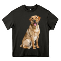Asphalt Labrador Retriever llustrations Heavy Core Tee - LillyAllenDesigns