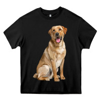 Black Labrador Retriever llustrations Heavy Core Tee - LillyAllenDesigns