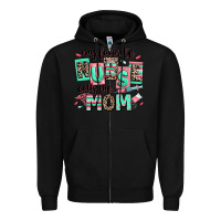 Black my favorite nurse calls me mom Zipper Hoodie - RanaPortraitStore